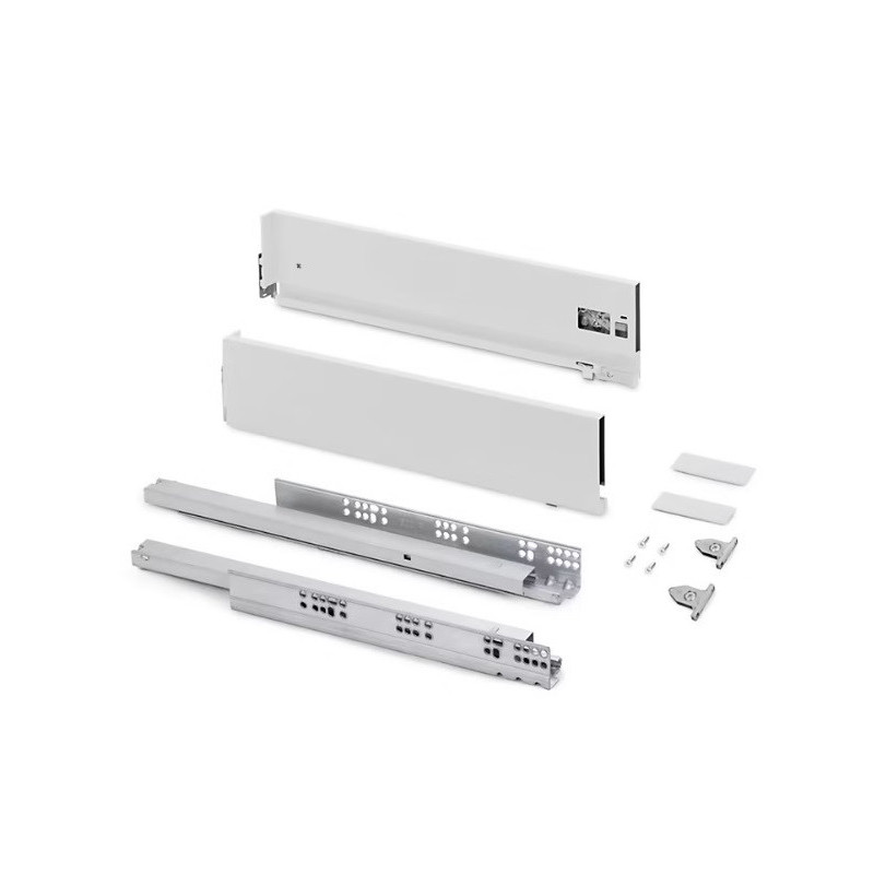 Set di cassetti da cucina Vertex EMUCA 40 kg altezza 131 mm lunghezza 500 mm bianco
