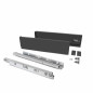 Kit de tiroir de cuisine Vertex EMUCA 60kg hauteur 178mm longueur 500mm gris anthracite Kit de tiroir de cuisine Vertex EMUCA 60kg hauteur 178mm longueur 500mm gris anthracite