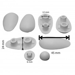 Almohadillas de solapa Laufen Mylife