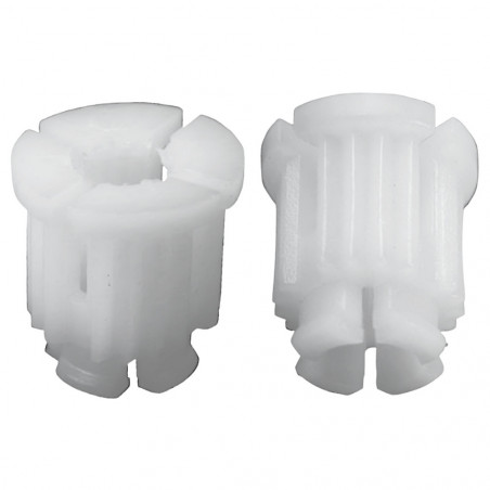 Adaptateur clips blanc pour poignée robinet mitigeur et mélangeur, 10 pièces.