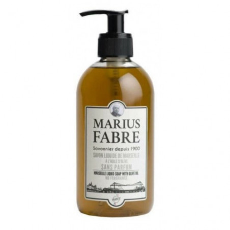 Savon liquide de Marseille pompe 400ml sans parfum MARIUS FABRE