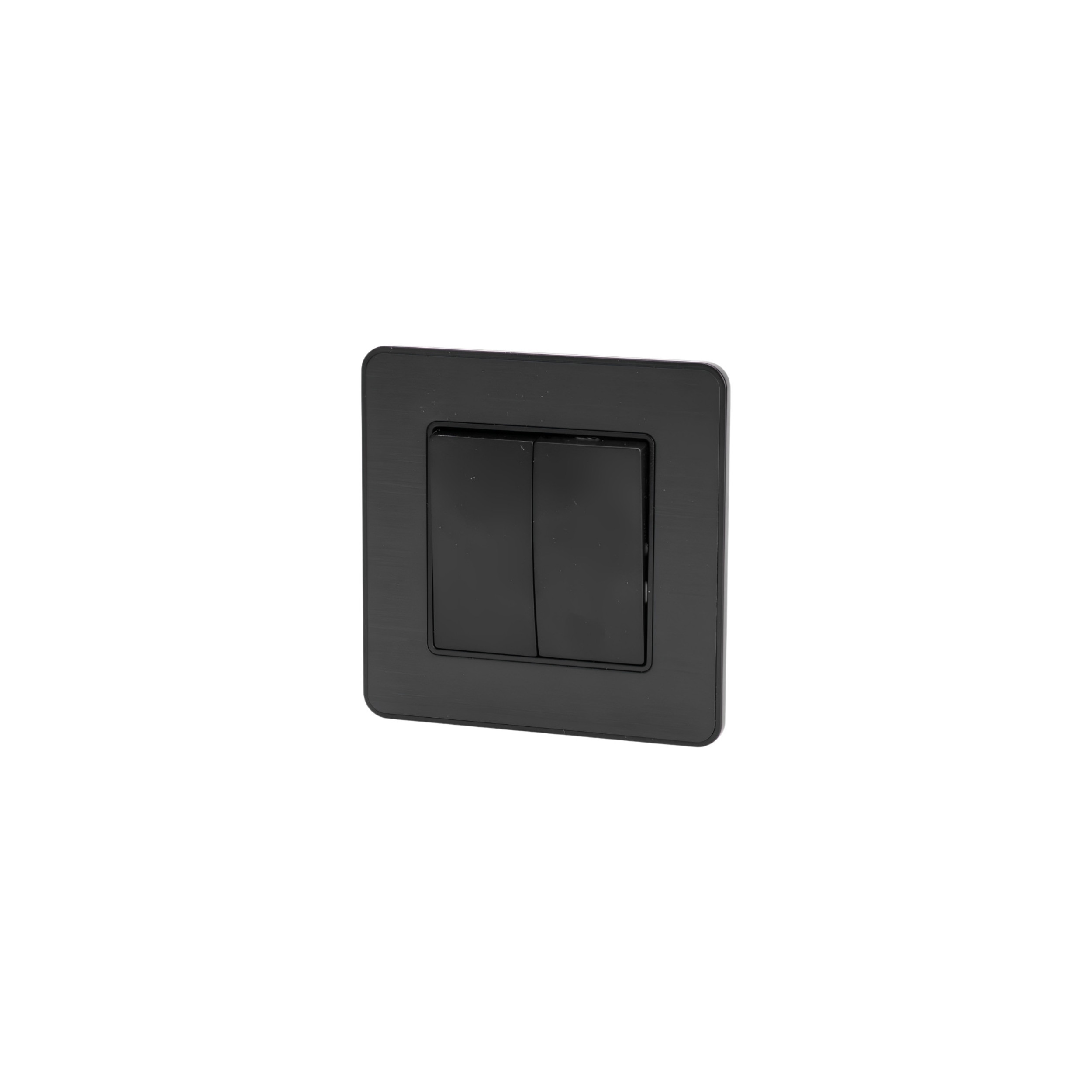 Double va-et-vient modèle KOURO métal noir brossé ZENITECH