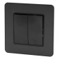Double va-et-vient modèle KOURO métal noir brossé ZENITECH