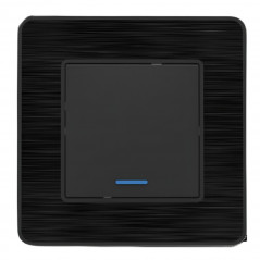 Va-et-vient à voyant modèle KOURO métal brossé ZENITECH