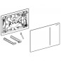 Geberit Sigma 70 inbouw WC bedieningspaneel, twee knoppen, wit