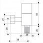 WIRQUIN square design WC angle tap