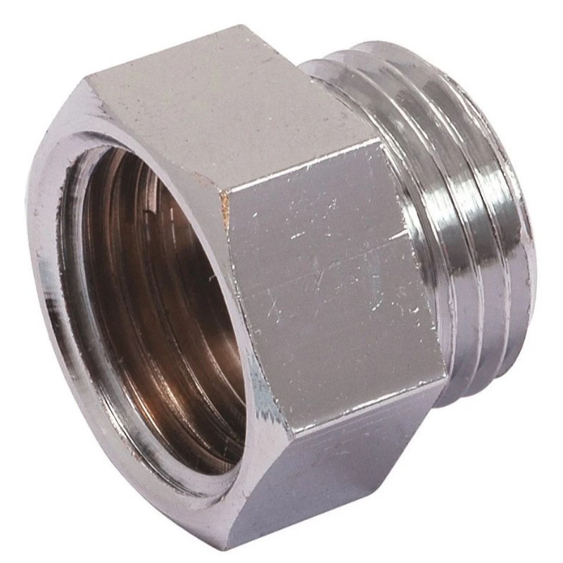Nipplo maschio cromato 15x21 / 15x21