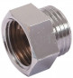 Chrome-plated male female nipple 15x21 / 15x21