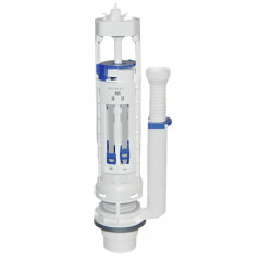 Mécanisme WC Geberit type 290 remplacement ALLIA, SELLES ROYAN CLICO,  Prima 6, bouton 50 mm chromé