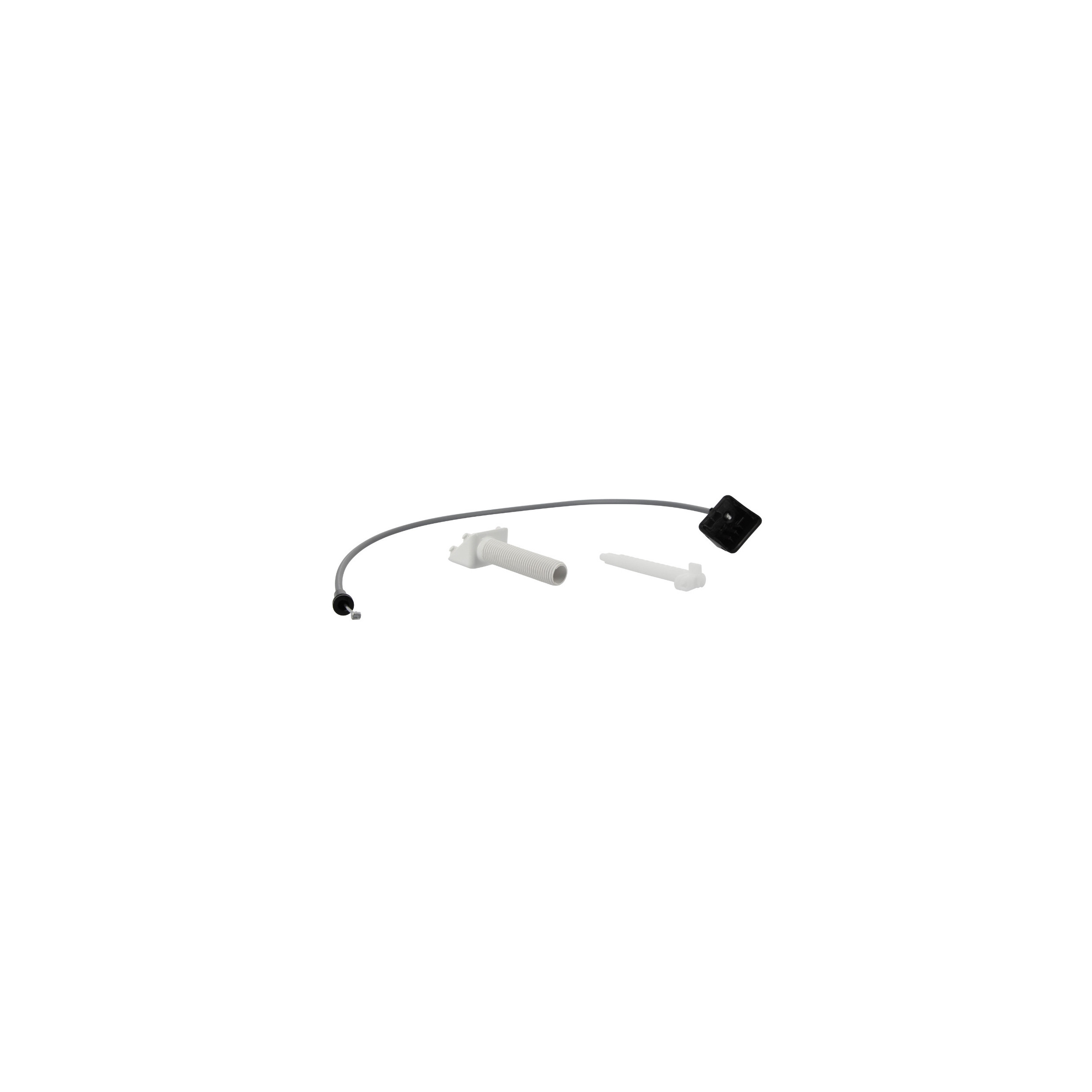 Complete rotary control cable for automatic sink emptying