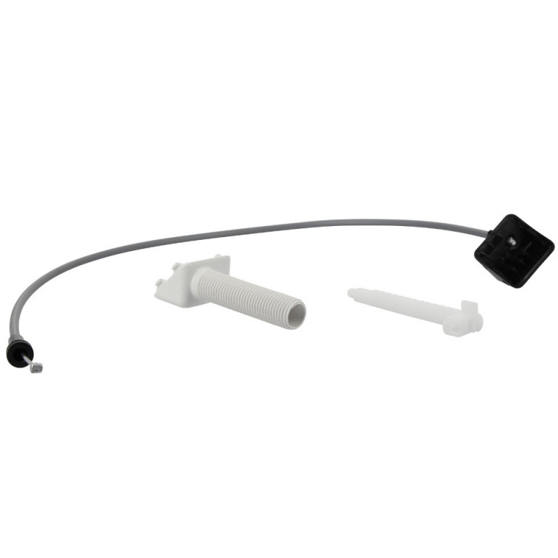 Complete rotary control cable for automatic kitchen sink drainage