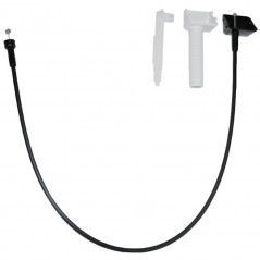 Complete rotary control cable for automatic kitchen sink drainage