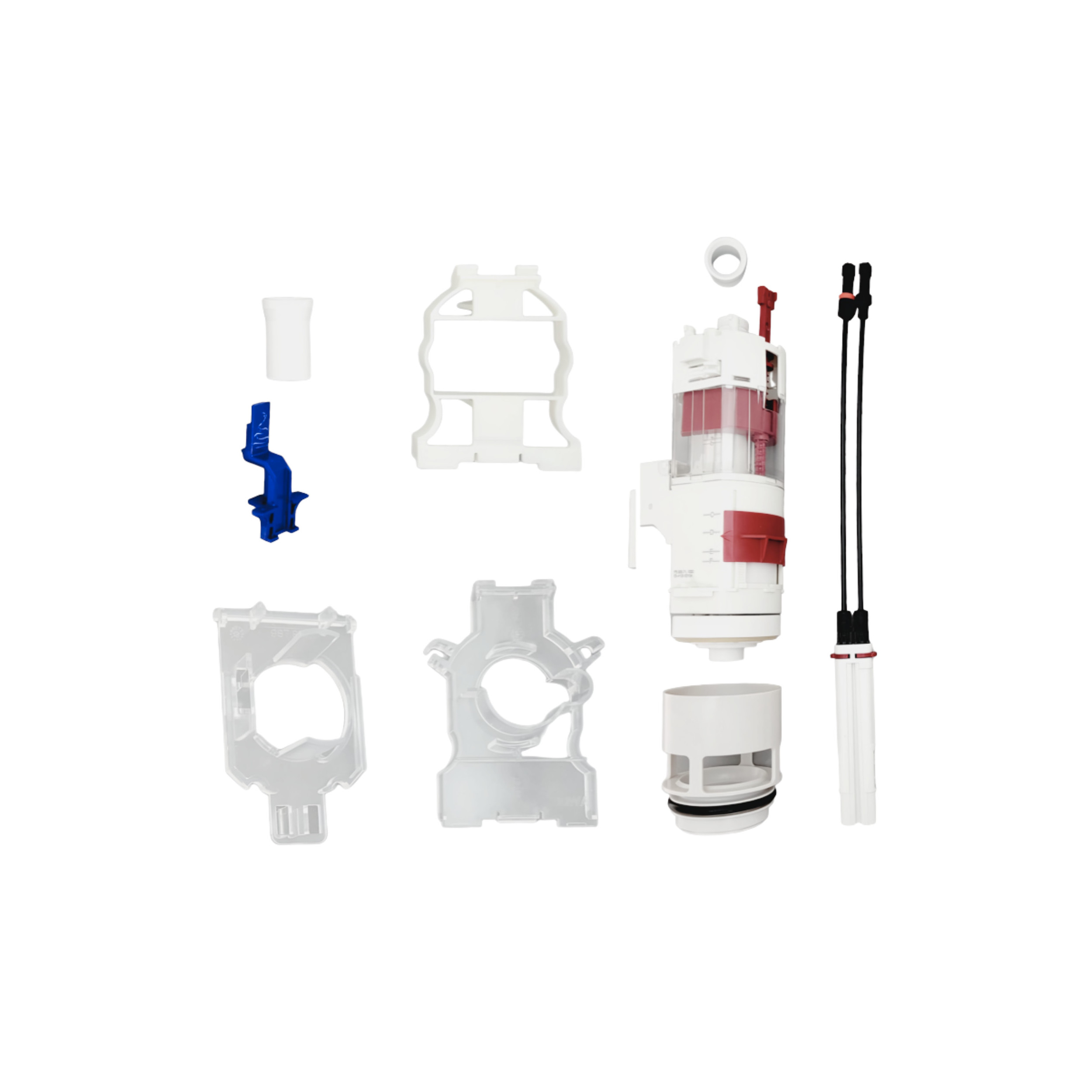 Mécanisme WC suspendu double volume pour réservoir encastré NICOLL INEO