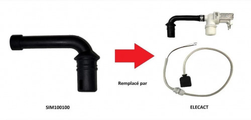 Kit pipe de rinçage avec électrovanne 230 V pour WATERFLASH 2003