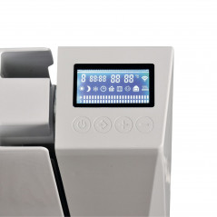 Radiateur électrique 1500W inertie fluide basse consommation, 9 éléments en aluminium