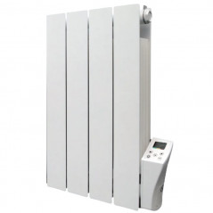 Radiateur électrique à inertie fluide, 700 W, inter digital programmable, blanc