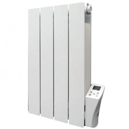 Radiateur électrique à inertie fluide, 700 W, inter digital programmable, blanc