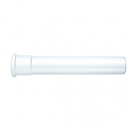 Tubo de prolongación macho/hembra de 32 mm de diámetro 235 mm de longitud útil para desagüe