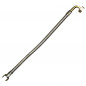 1/2" stopkraan voor inbouwreservoir met 3/8" haakse slang, lengte 350 mm