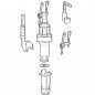 Kit Mécanisme WC encastré OLI, REGIPLAST EUROFUTURA 600 avant 2000 et 620 Kit Mécanisme WC encastré OLI, REGIPLAST EUROFUTURA 600 avant 2000 et 620