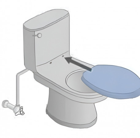 Equivalent seat GALA MARINA Manhattan grey, horizontal fixing