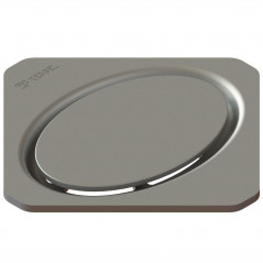 Rejilla de diseño OVAL 120x120 mm colador de ducha de acero inoxidable KESSEL