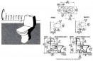 Toilet seat SELLES Cheverny, Opaline Pergamone Toilet seat SELLES Cheverny, Opaline Pergamone