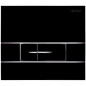 Plaque de commande Segment Noir mat réservoirs encastrés Verso 350, Verso 1100, PMR, Intraslim, double volume Plaque de commande Segment Noir mat réservoirs encastrés Verso 350, Verso 1100, PMR, Intraslim, double volume