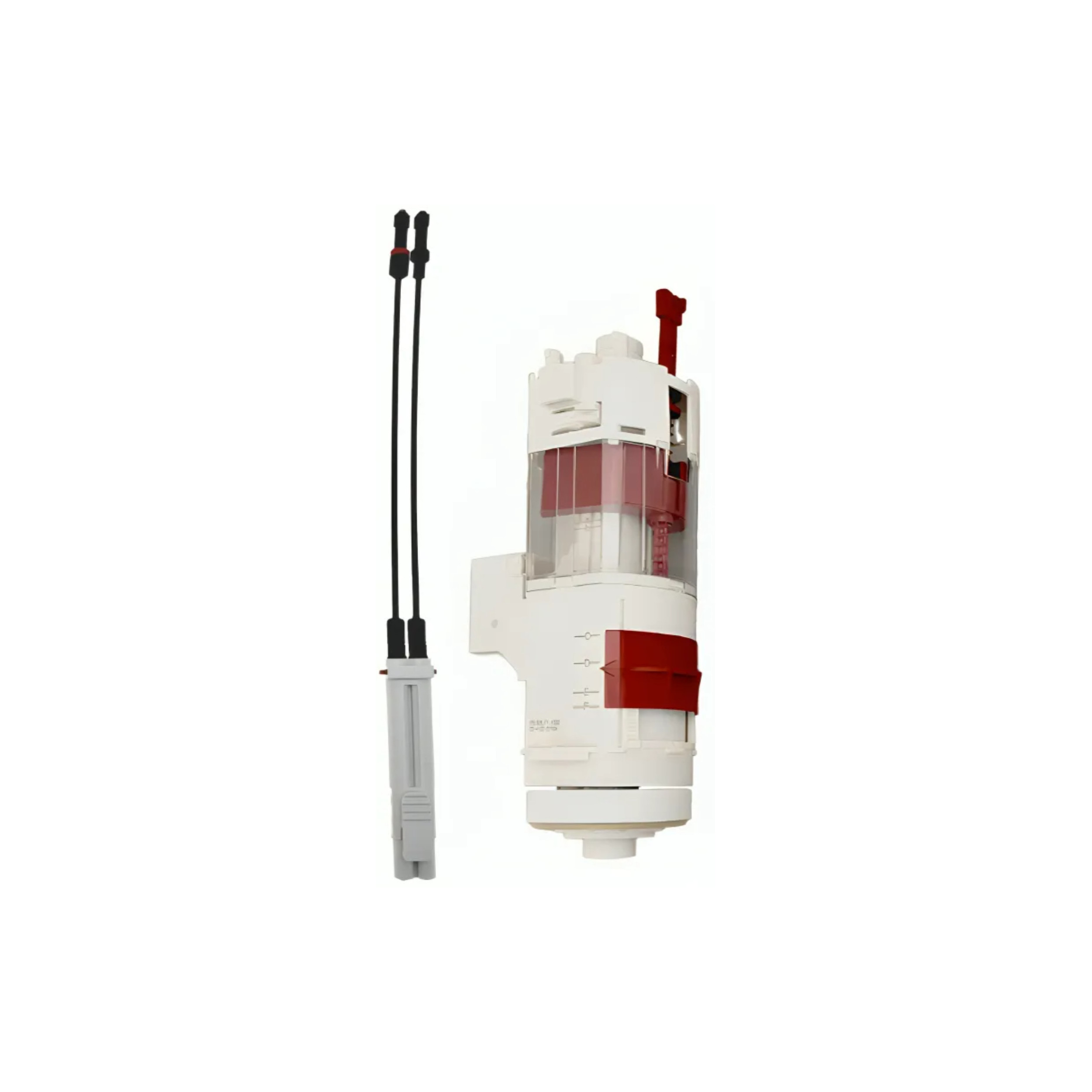 Dual-volume toilet flush mechanism for stand Villeroy & Boch ViConnect