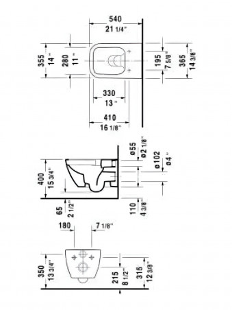 Sedile del water DURAVIT Happy'D2, bianco