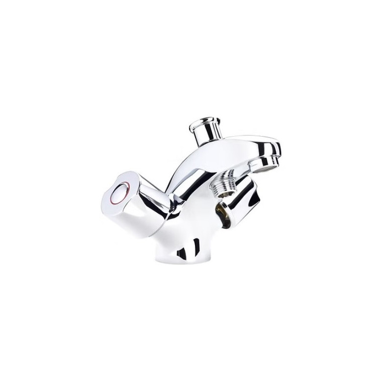 Single hole bath and shower mixer with ceramic heads KRAMER