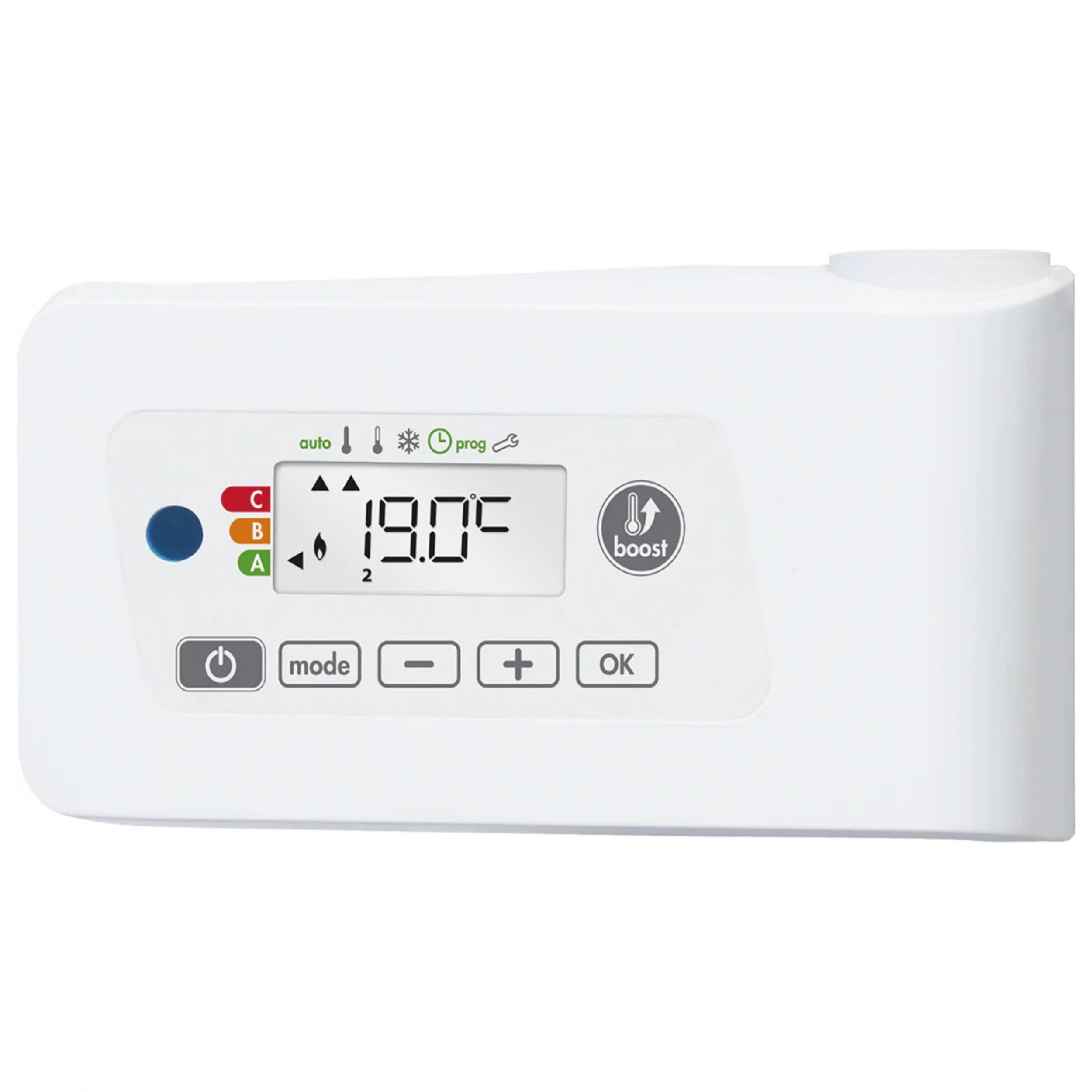 Digitale combiset voor 1000 W handdoekdroger met geïntegreerde bediening, wit