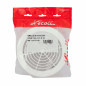 Griglia di ventilazione rotonda Ø125 mm, bianca, con chiusura e zanzariera integrata Griglia di ventilazione rotonda Ø125 mm, bianca, con chiusura e zanzariera integrata