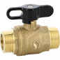 Butterfly valve male male 15x21 lead-free brass Butterfly valve male male 15x21 lead-free brass
