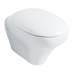 Sedile per wc a discesa lenta ALLIA Chamade, bianco