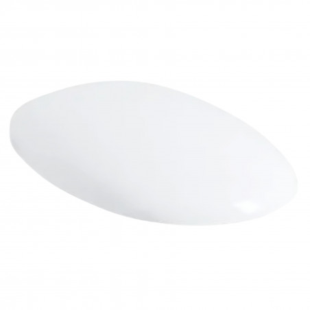 ALLIA Chamade slow-lowering toilet seat, white