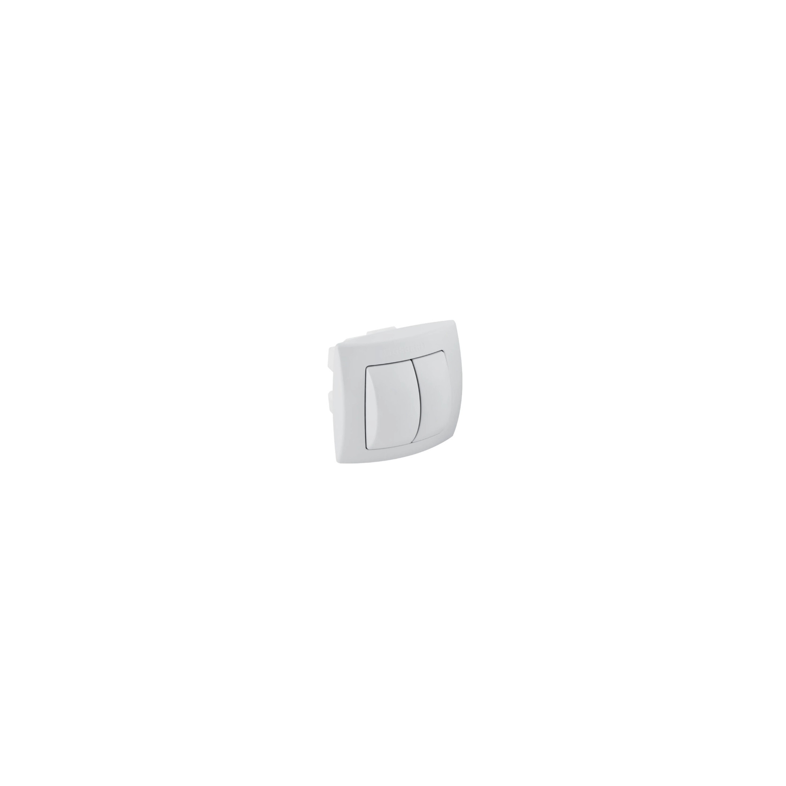 Commande de chasse GEBERIT double touche pneumatique blanche 240.572.11.1 - Image 1/2
