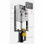 Dubbel spoelmechanisme voor inbouw WC Vitra V-FIX en Vitrus