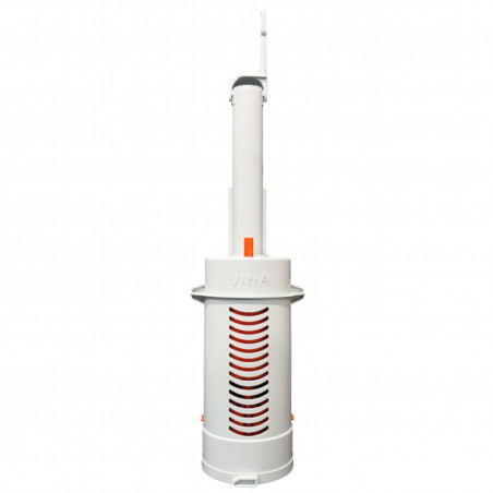 BS711 flush mechanism 3/6 L for VitrA wall-hung toilet simple volume, gray 436272YP - Image 1/5