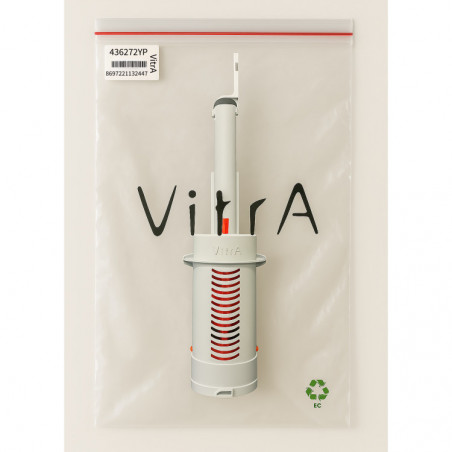 BS711 flush mechanism 3/6 L for VitrA wall-hung toilet simple volume, gray 436272YP - Image 5/5