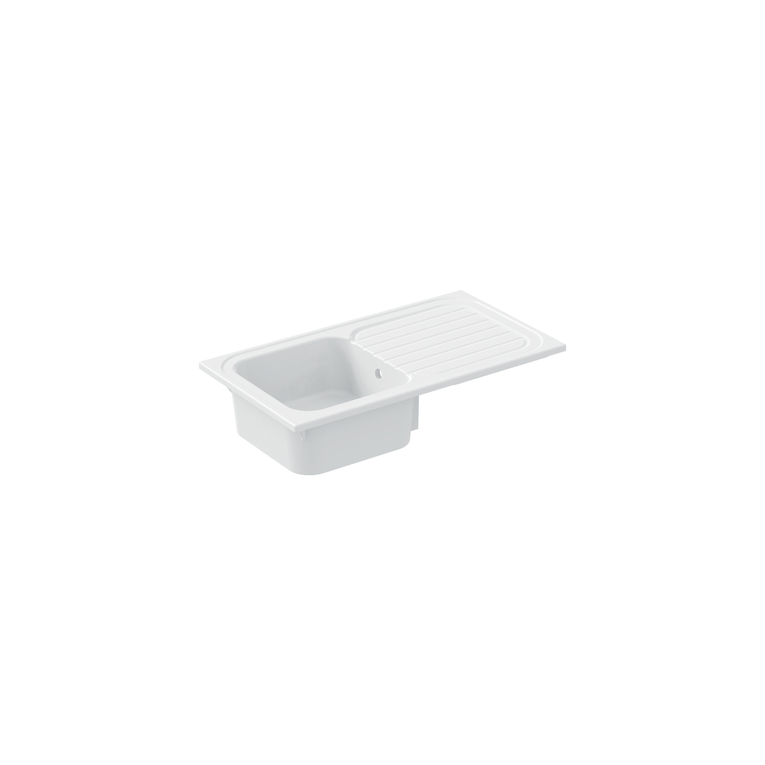 Built-In Sink Vallauris 92X50, 1 Bowl 1 Drainer, GEBERIT, 00681000000