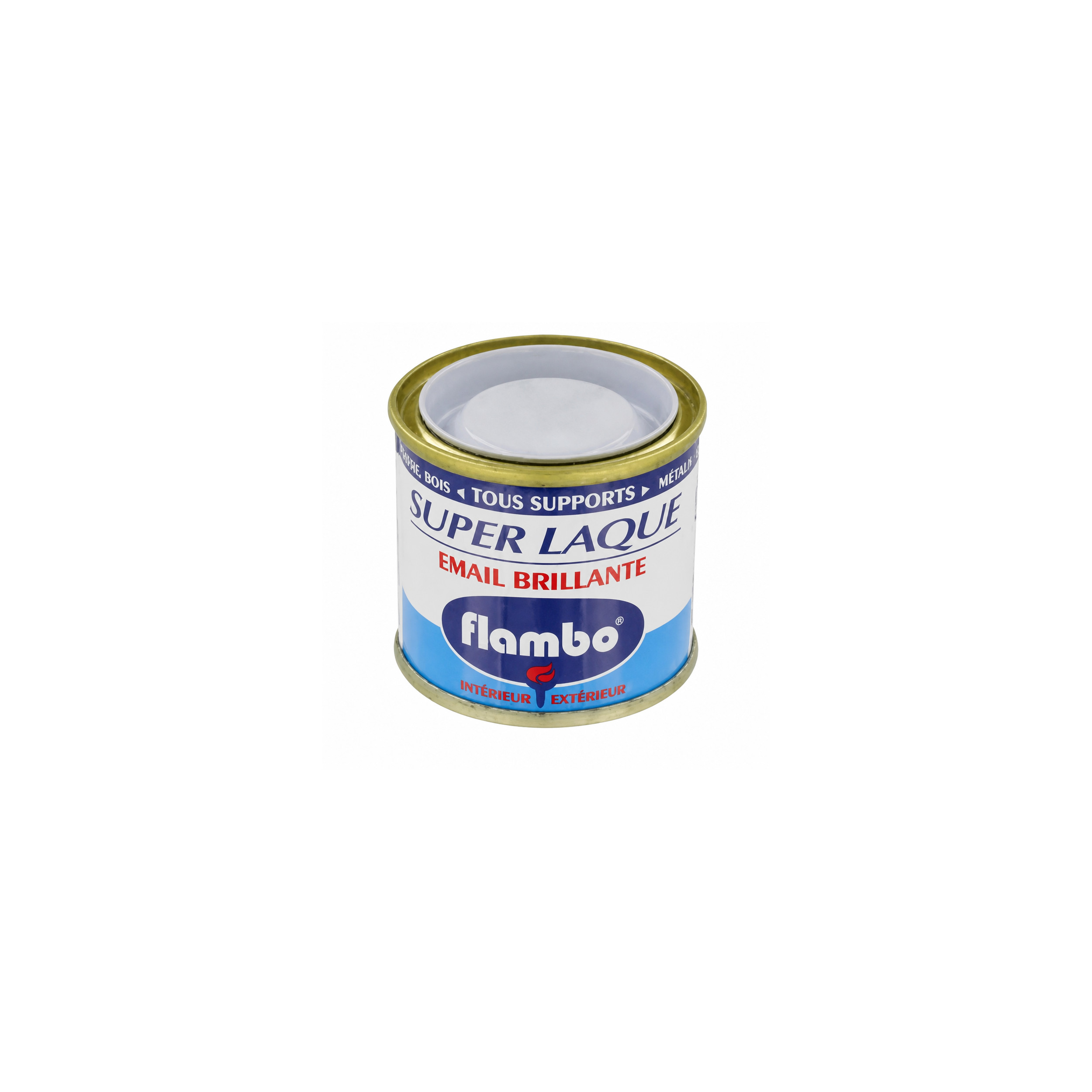 Laque FLAMBO émail brillante gris clair AVEL 50ml 342022