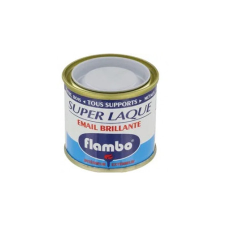 FLAMBO Emaille Glanzlack hellgrau AVEL 50ml