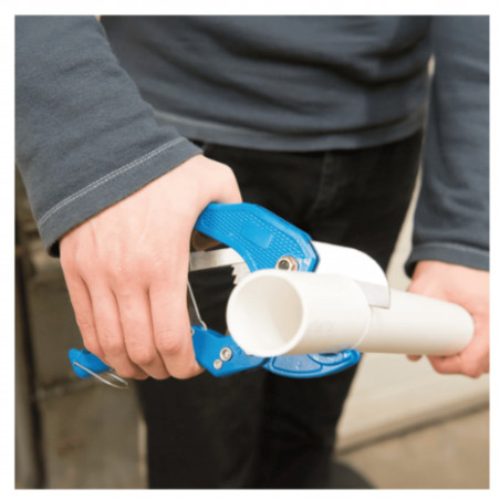 PVC, PER, PP, vinyl and ABS ratchet pipe cutters 42 mm