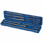 Set of 12 SDS Plus masonry drills and chisels