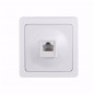 Presa RJ45 bianca montata in superficie DEBFLEX Collezione Blok