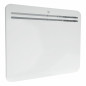 Wifi connected cast-iron dry inertia radiator 750 W programmable, white