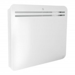 Wifi connected cast-iron dry inertia radiator 750 W programmable, white
