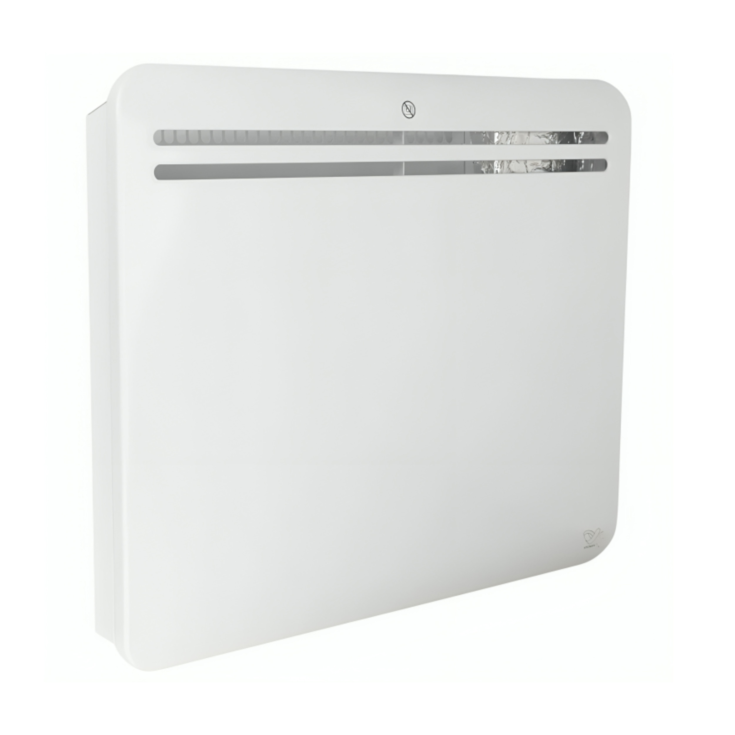 Radiador de inercia seca de hierro fundido de 1000 W con conexión wifi, programable, blanco