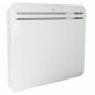 Wifi connected cast iron 1000 W dry inertia radiator, programmable, white